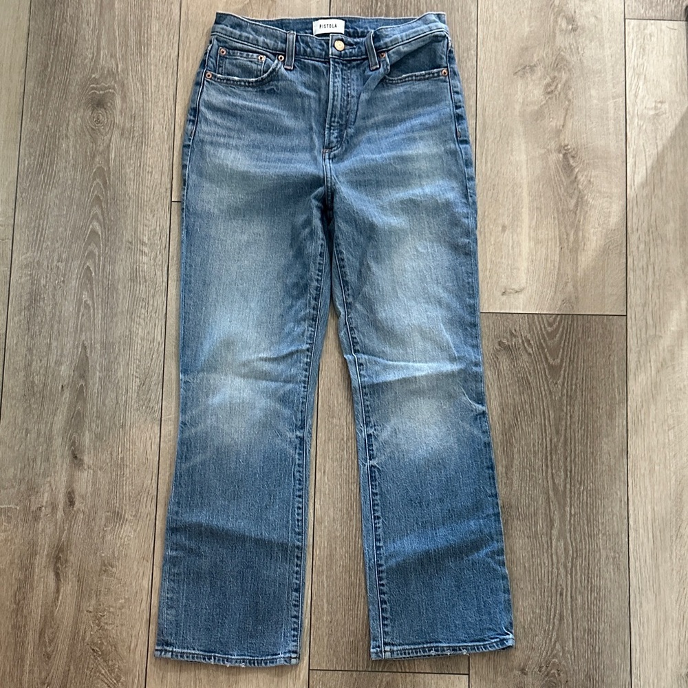 Pistola Blue Straight Leg Jeans